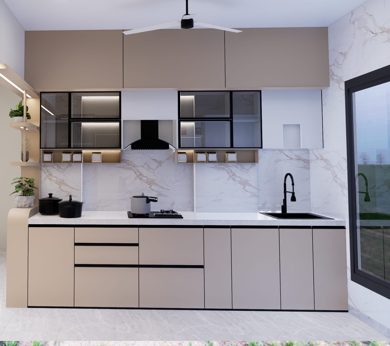 Luxury Modular Kitchen gallery image